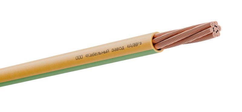 Провод ПуГВнг(А)-LS 1х1 450/750В Ж/З (бухта) (м) АЛЮР 00-00010926