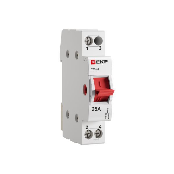 Переключатель трехпозиционный ТПС-63 1P 25А PROxima EKF TPS125
