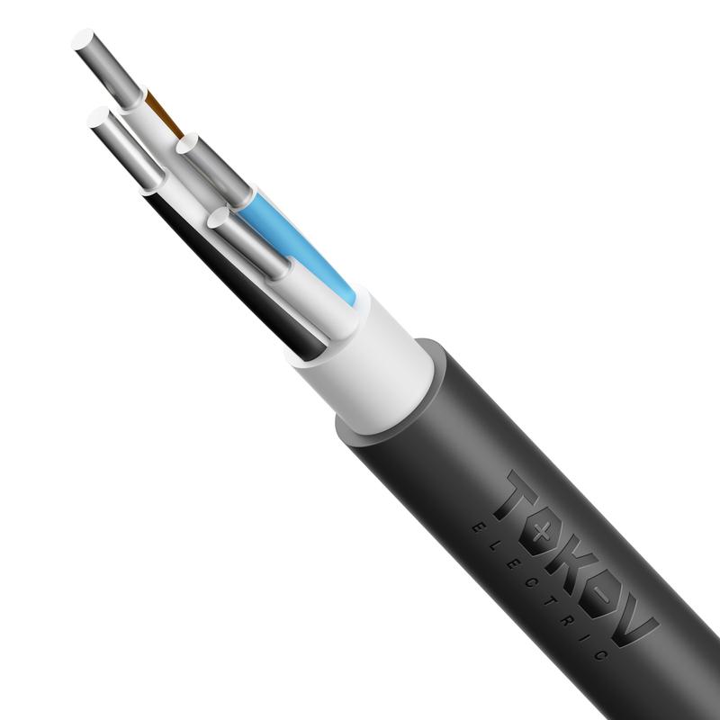 Кабель TOKOV ELECTRIC АВВГнг(А)-LS 4х4 ОК (N) 0.66кВ (м) 00-00036587