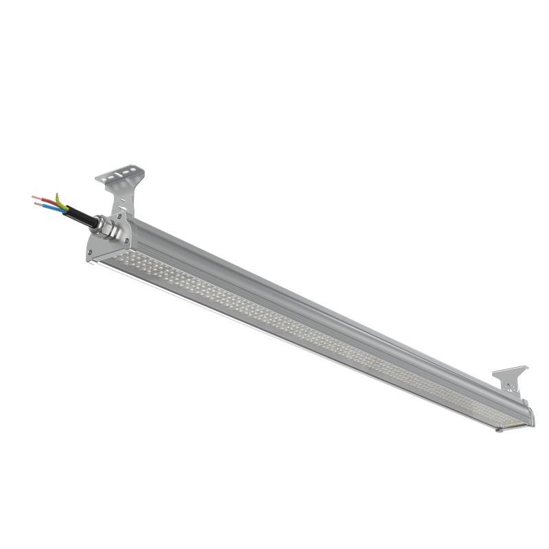 Светильник светодиодный ДСП WP 24 C 120W W 840 L1200 EL SI CL 1280х100х85мм 120Вт 4000К IP66 пылевлагозащ. Русский Свет 27072423969