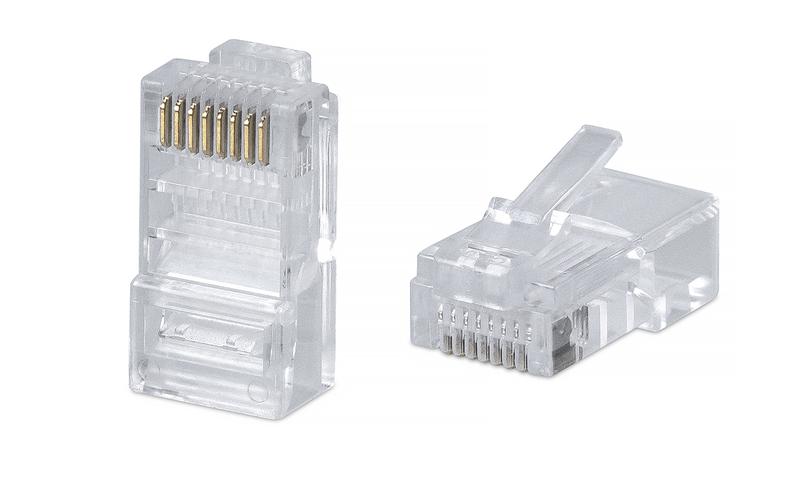 Коннектор RJ-45(8P8C) кат.5E неэкранир. универс. (уп.100шт) TOKOV ELECTRIC TKE-CNR-5E24-UTP