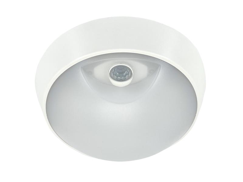 Светильник светодиодный WP 15 C 12W OP 840 D220 WH MDM 220х80мм 12Вт 4000К IP54 ЖКХ круглый пылевлагозащ. с датчиком движ. бел. Русский Свет 15071523453