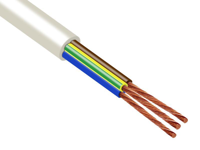Провод TOKOV ELECTRIC ПВС 3х0.75 (2х0.75+1х0.75) 380В Б (уп.5м) 1945435