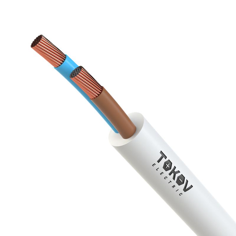 Провод TOKOV ELECTRIC ПВС 2х1.5 380В Б (м) 1945480