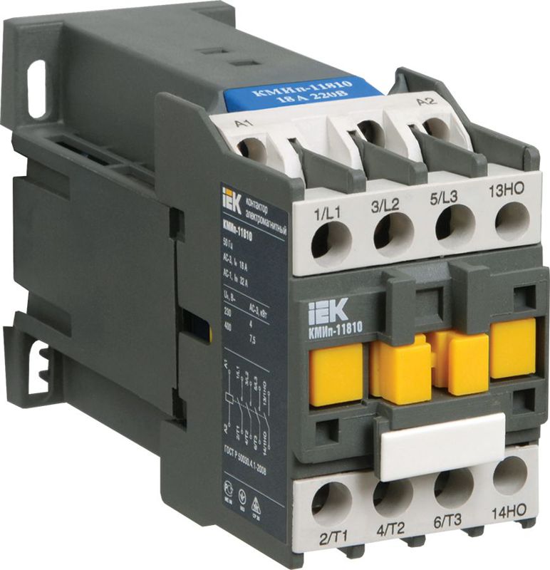 Контактор КМИп-22510 25А 24В/АС3 1НО KARAT IEK KMD21-025-024-10
