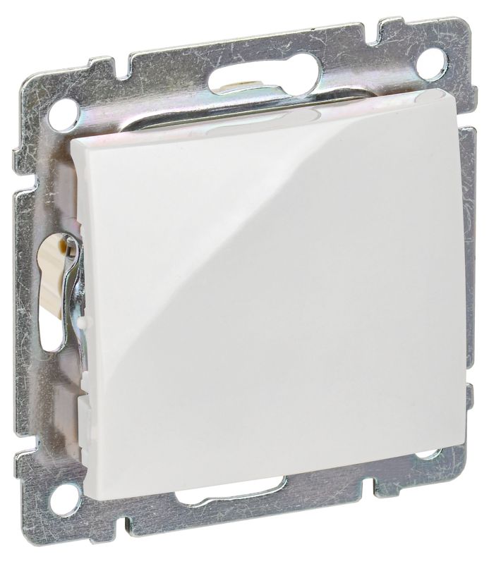 Переключатель проходной 1-кл. СП Valena 10А IP31 250В механизм бел. IEK 774406