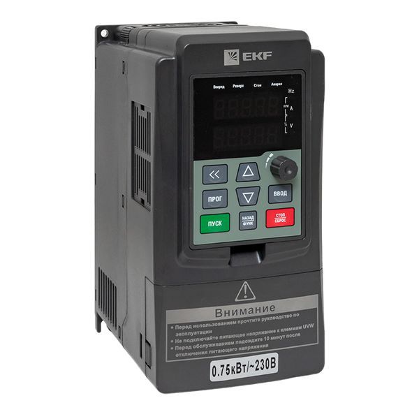 Преобразователь частоты 0.75/1.5кВт 1х230В VECTOR-100 PROxima EKF VT100-0R7-1B